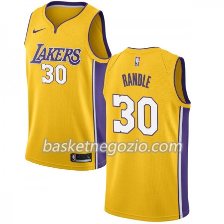 Canotte Uomo Los Angeles Lakers Julius Randle 30 Nike 2017-18 Oro Swingman